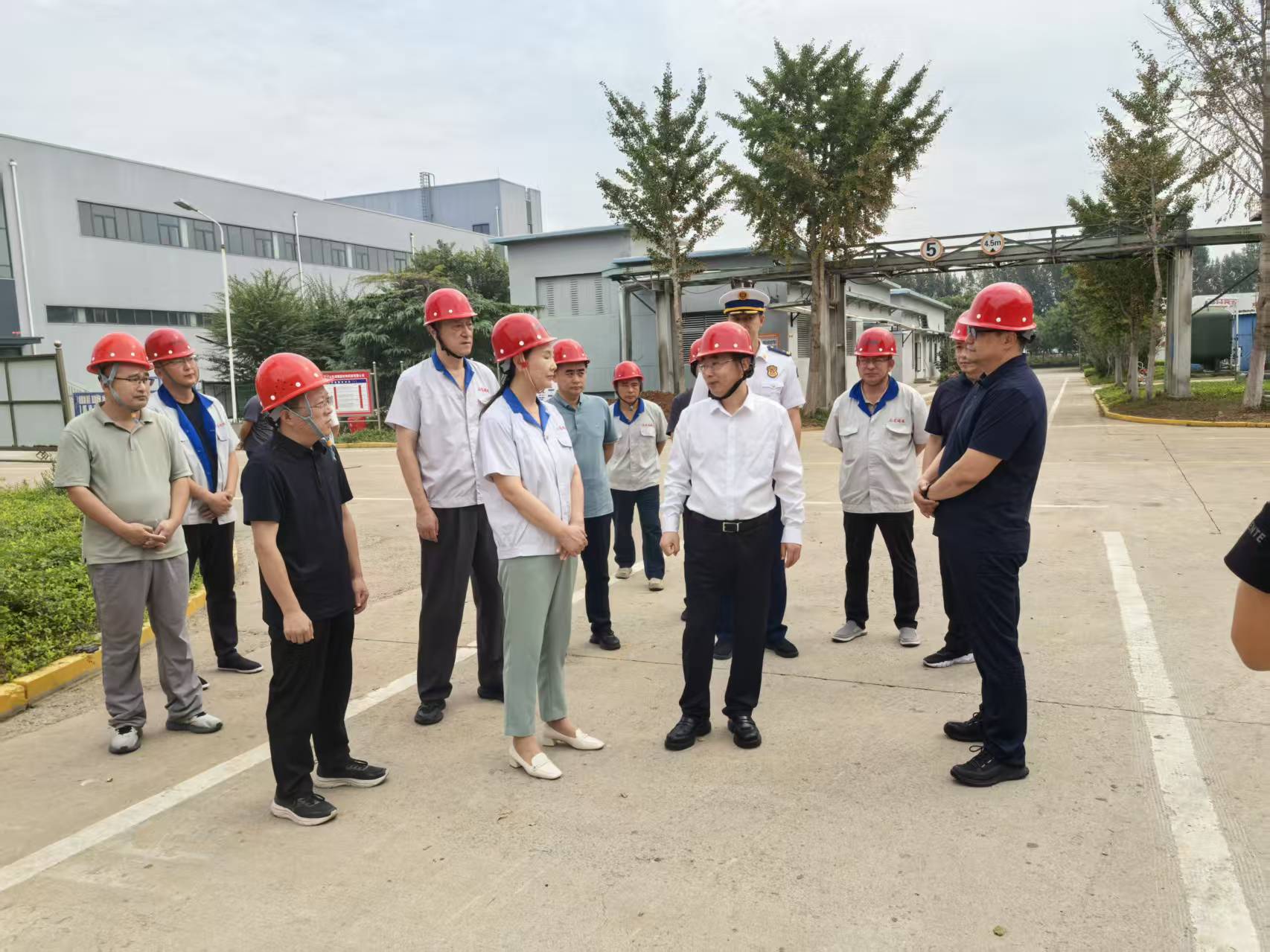 縣委書記在國慶、中秋雙節(jié)期間到公司調(diào)研